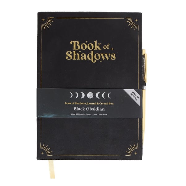 Something Different Book of Shadows Obsidian Notebook with Pen