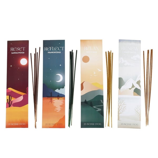 Something Different Meditation Collection Incense Sticks Set (Pack of 80)
