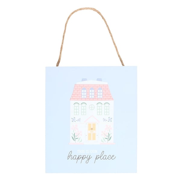 Something Different This Is Our Happy Place Hanging Sign