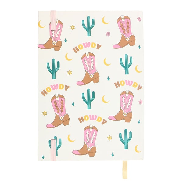 Something Different Cowboy Boot A5 Anteckningsbok