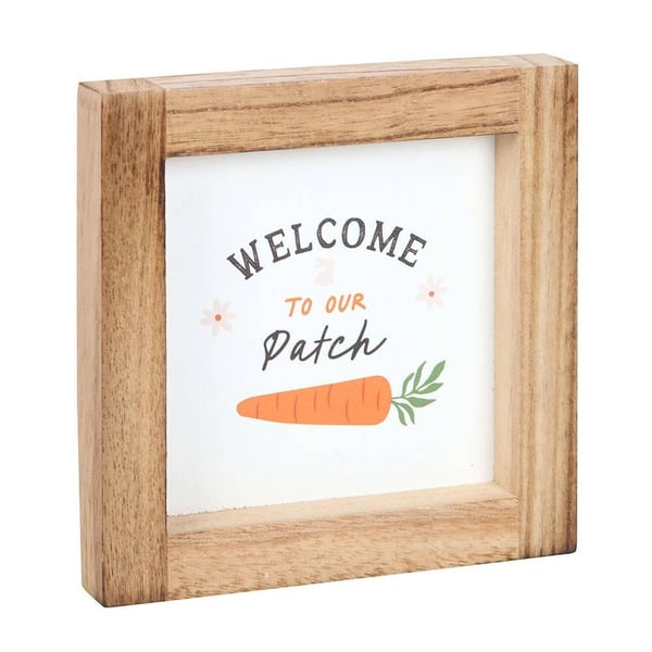 Something Different Welcome To Our Patch Träinramad Plakett