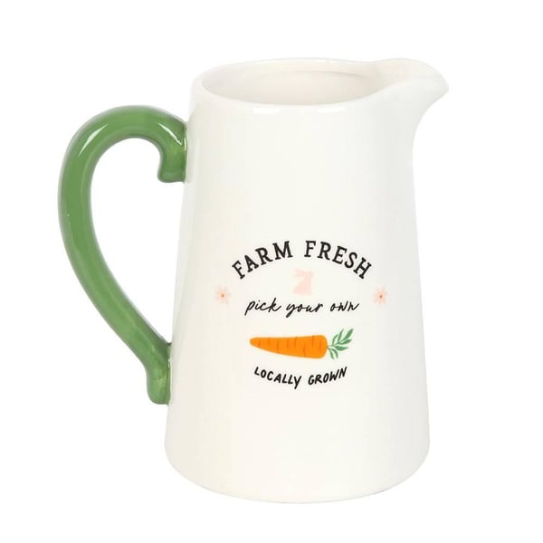 Something Different Farm Fresh Carrot Patch Ceramic Flower Jug