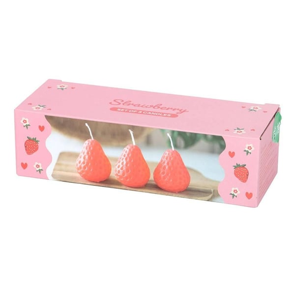 Something Different Jordgubbsljus (3-pack)