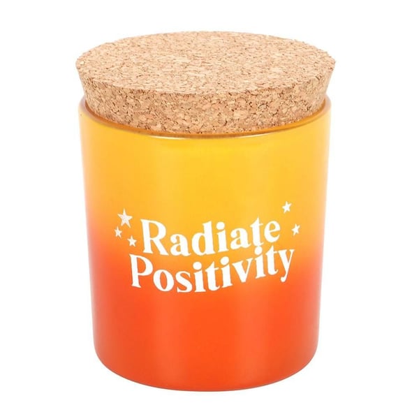 Something Different Radiate Positivity Lemon & Bergamot Scented Candle