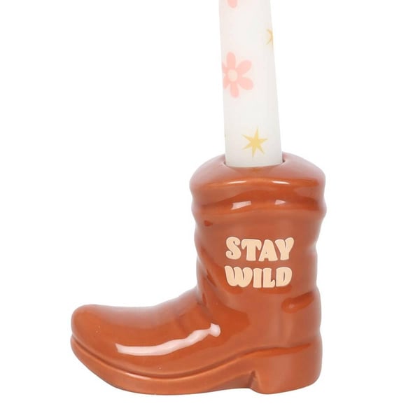 Something Different Cowboy Boot Ljus & Hållare