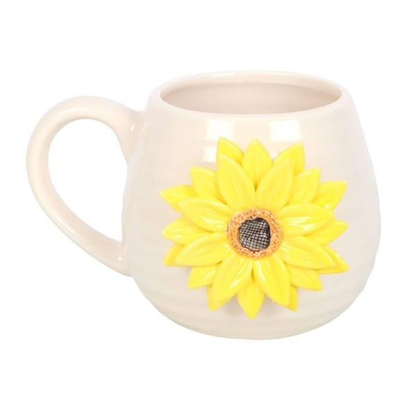 Something Different Hello Sunshine Solros 3D Rundad Mugg