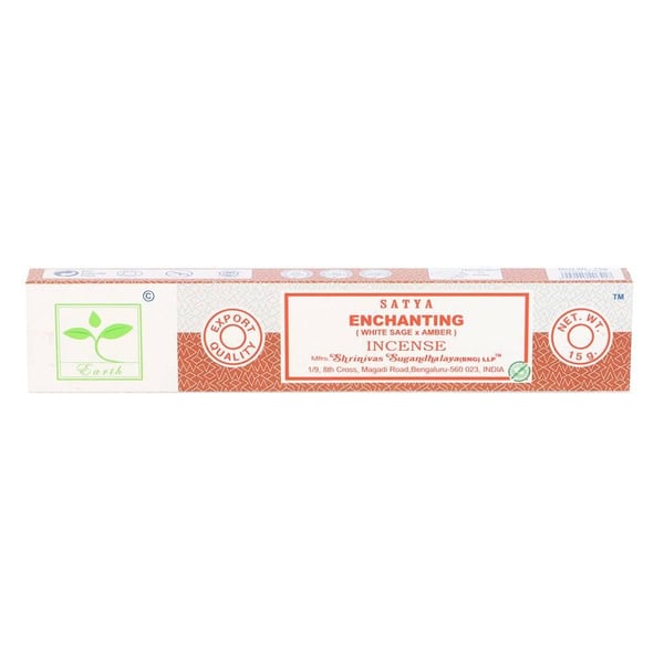 Satya Enchanting Earth Incense Sticks (Pack of 6)