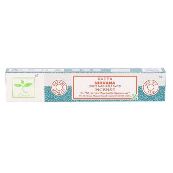 Satya Nirvana Earth Incense Sticks (Pack of 6)