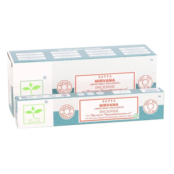 Satya Nirvana Earth Incense Sticks (Pack of 6)