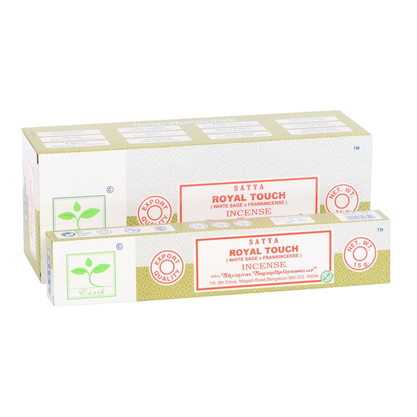 Satya Royal Touch Earth Incense Sticks (Pack of 6)