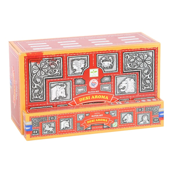 Satya Desi Super Hit Incense Sticks (Pack of 12)