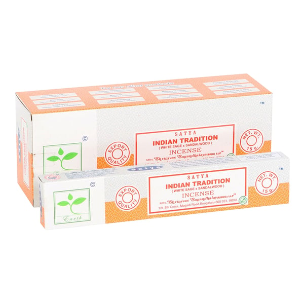 Satya Indian Tradition Earth Incense Sticks (Pack of 6)