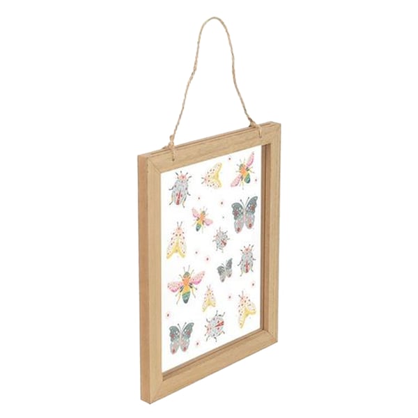 Something Different Glass Floral Bug Hanging Decoration
