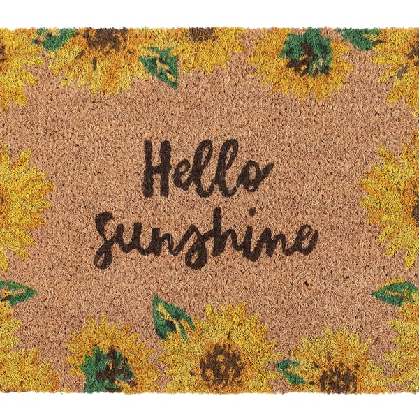 Something Different Hello Sunshine Solros Dörrmatta