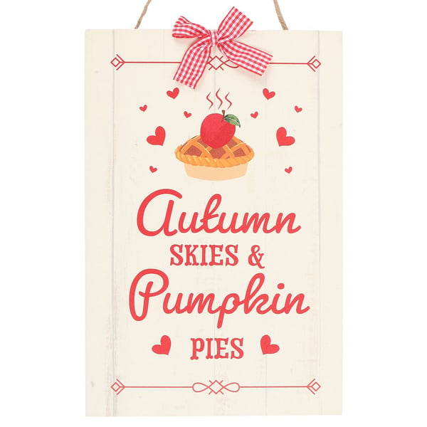 Something Different Autumn Skies & Pumpkin Pies Hanging Sign