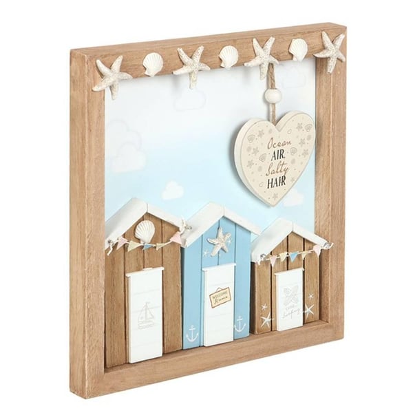 Something Different Ocean Air Salty Hair MDF Beach Hut Plaque