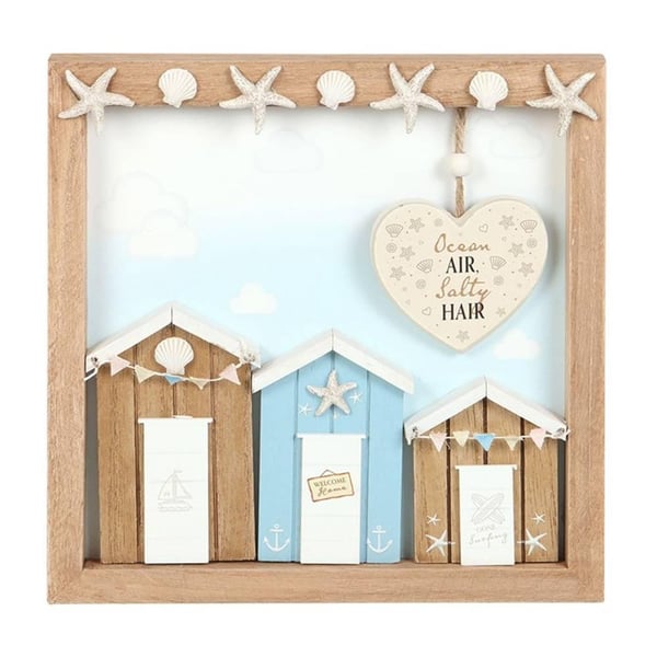Something Different Ocean Air Salty Hair MDF Beach Hut Plaque