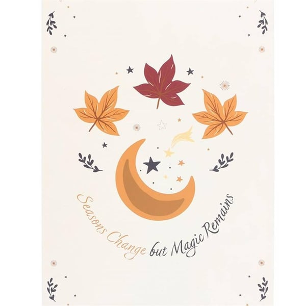 Something Different Seasons Change But Magic Remains Hanging Sign