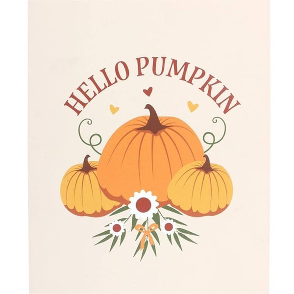 Something Different Autumn Days Hello Pumpkin Hanging Sign