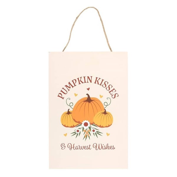 Something Different Pumpkin Kisses & Harvest Wishes Hängande Skylt
