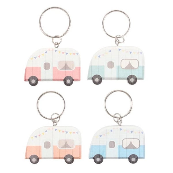 Something Different Home from Home Caravan Keyring Set (Pack of 32)