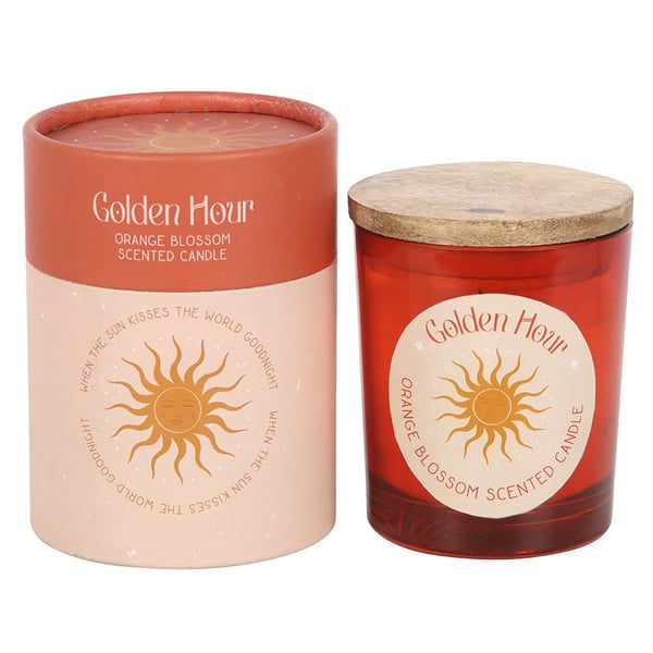 Something Different Golden Hour Orange Blossom Scented Candle