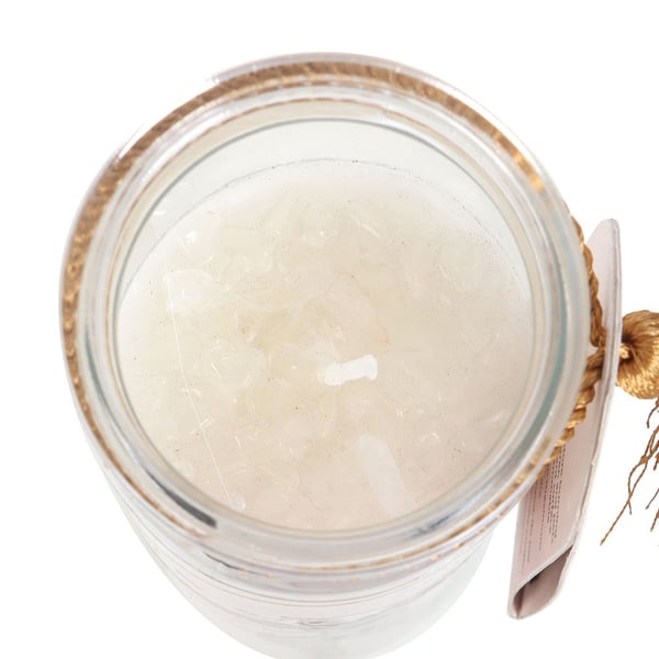 Something Different Athena Clear Quartz Tube Candle