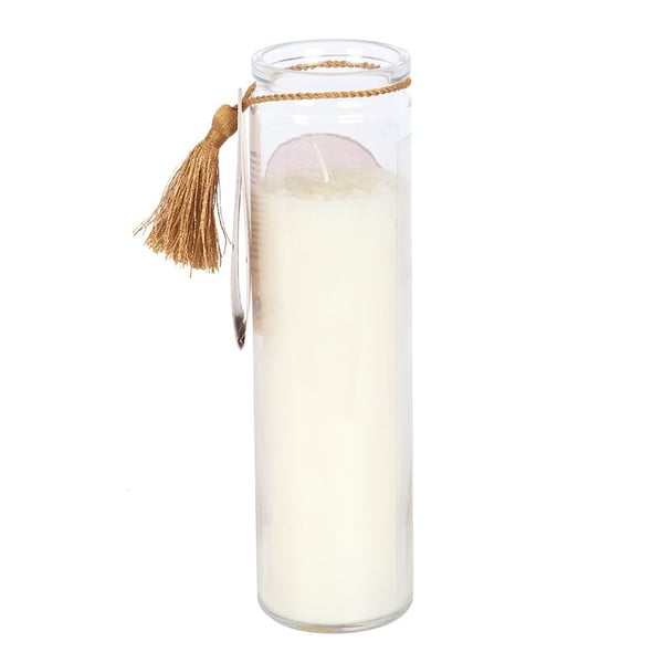 Something Different Athena Clear Quartz Tube Candle