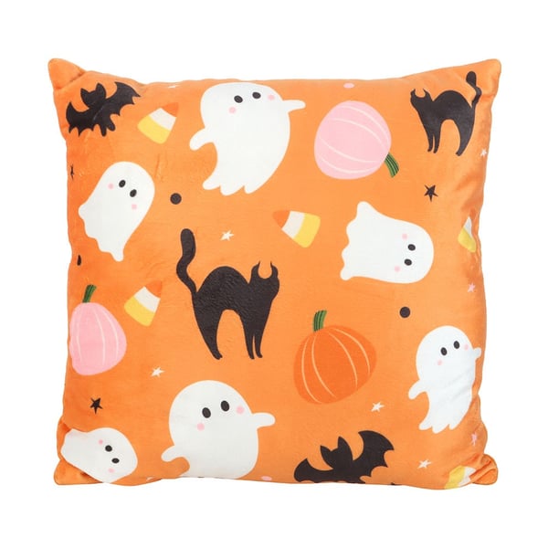 Something Different Sweet and Spooky Square Ghost Cushion