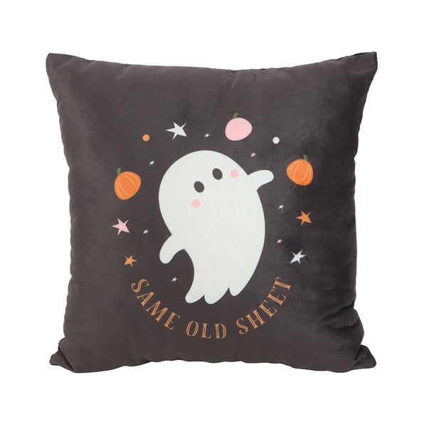 Something Different Same Old Sheet Square Ghost Cushion