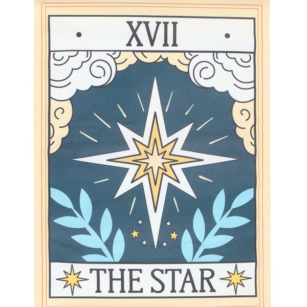 Something Different The Star Vintage Tarot Wall Hanger