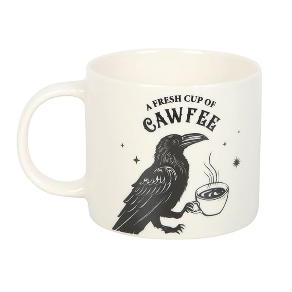 Something Different Fresh Cup of Cawfee Raven 500ml Mug