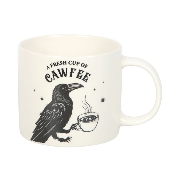 Something Different Fresh Cup of Cawfee Raven 500ml Mugg