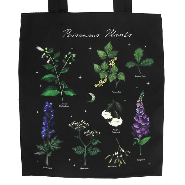 Something Different Poisonous Plants Polycotton Tote Bag