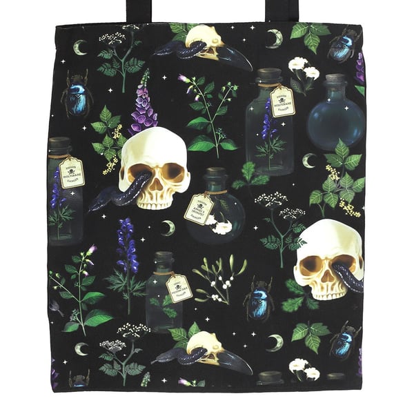 Something Different Venom & Vines Tryckt Tygkasse i Polycotton