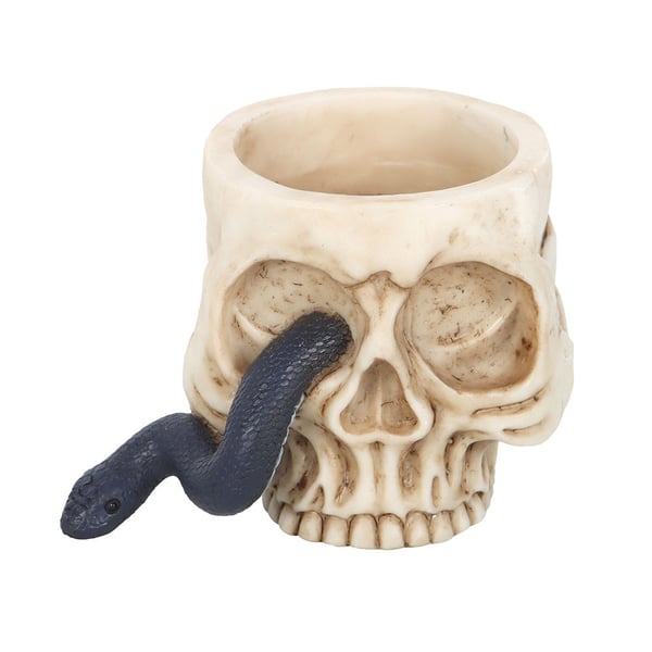 Something Different Skull & Snake Tealight Holder