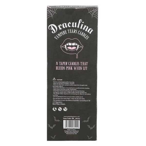 Something Different Vampire Tears Taper Candle (Pack of 4)