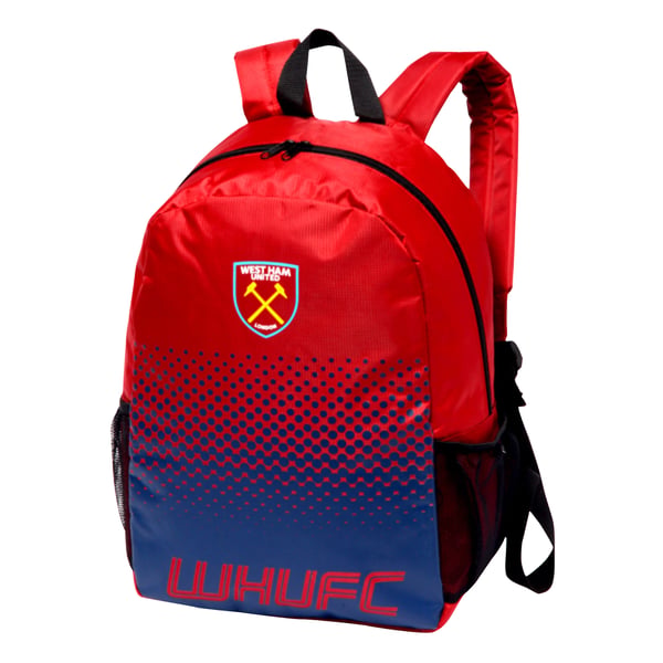 West Ham United FC Fade Design Football Crest Rygsæk