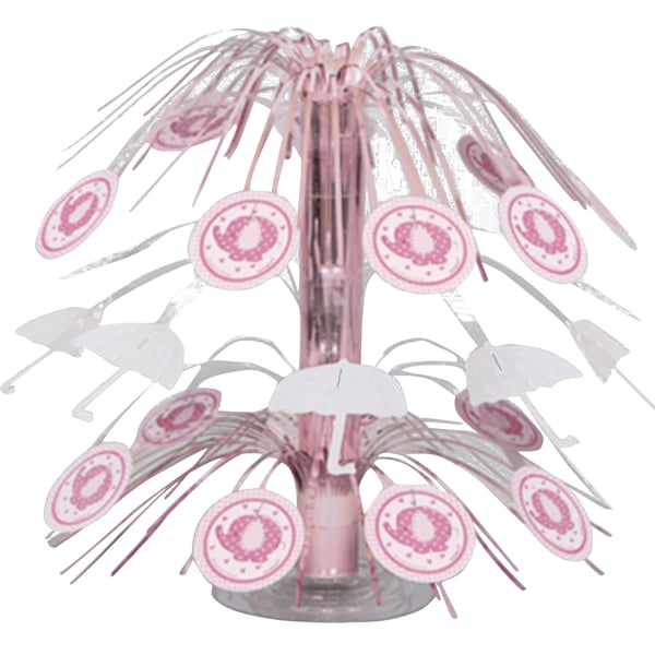 Unique Party Pink Umbrellaphants Cascade Baby Shower Centrepiece