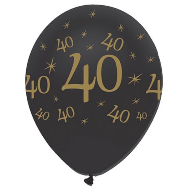 Creative Party 12 Inch All Round Print Latex Balloons (Pack Of 6)