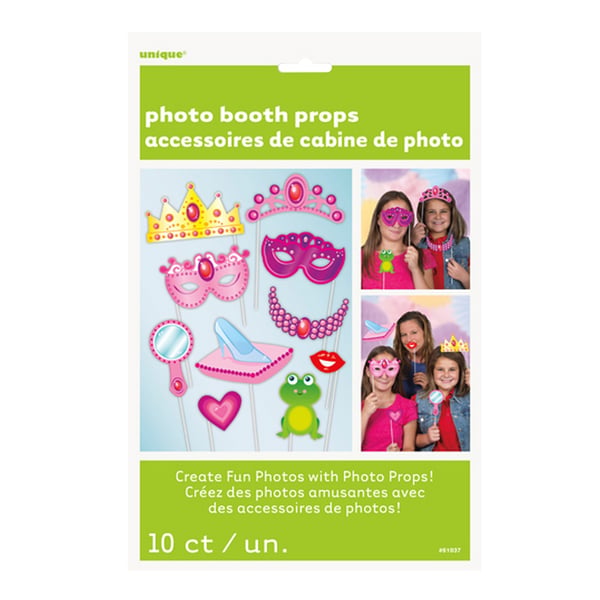 Unique Party Princess Photo Booth Props (Pack Of 10)