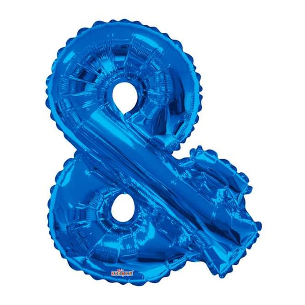 Kaleidoscope 34 Inch Foil Letter Blue Balloon