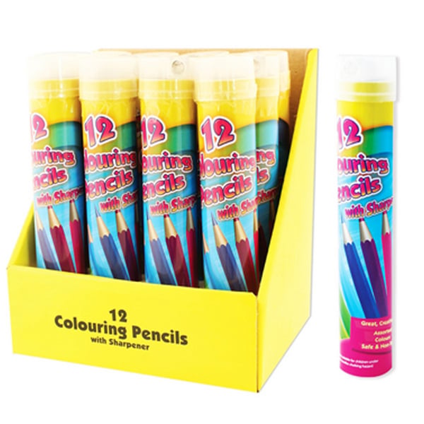 ArtBox Full Size 12 Colouring Pencils And Sharpener