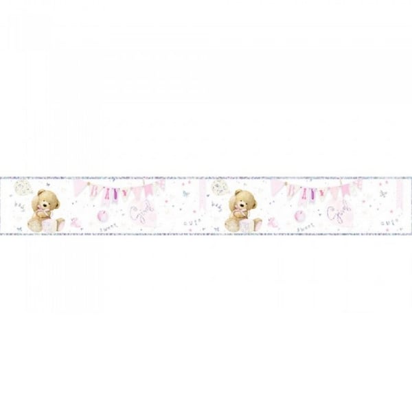 Simon Elvin Baby Girl Foil Banner (Pack of 6)