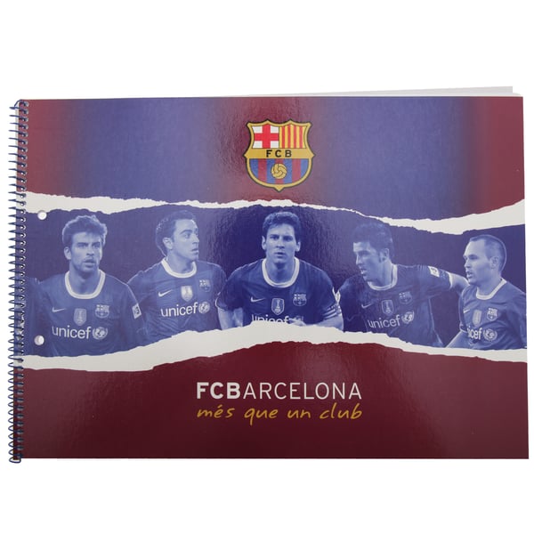 FC Barcelona Official 20 Page Football Crest Art/Drawing Sketch Pad
