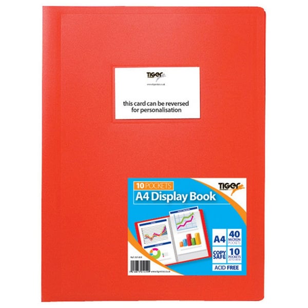Tiger A4 Flexi Display Book Tiger A4 Flexi Display Book