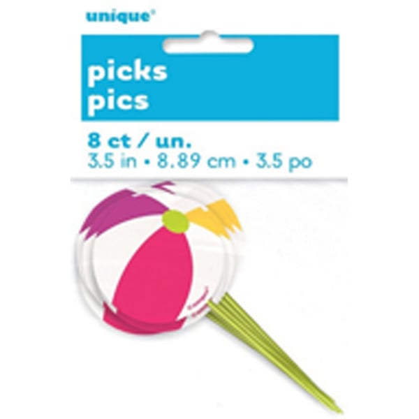 Unique Party rantapallokoristeet (8 kpl)