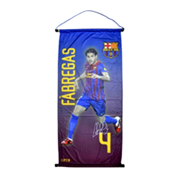 FC Barcelona Officiell Cesc Fabregas Fotbollsspelare Vimpel