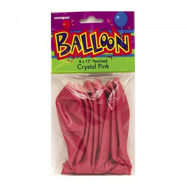 Unique Party 12 tommer perlefarvede latexballoner (5 pakker med 8)