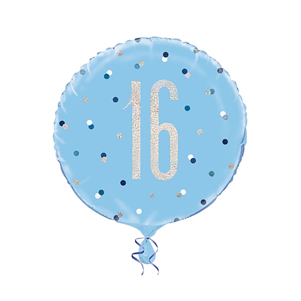 Unique Party Glitz Prismatic Age Foil Balloon